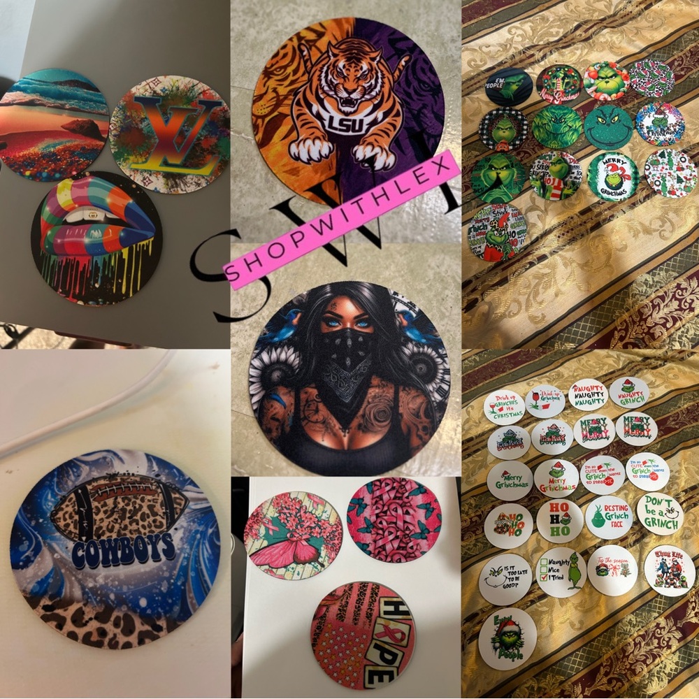 π₯€ Custom Sublimation Coasters - Picture 2 of 2